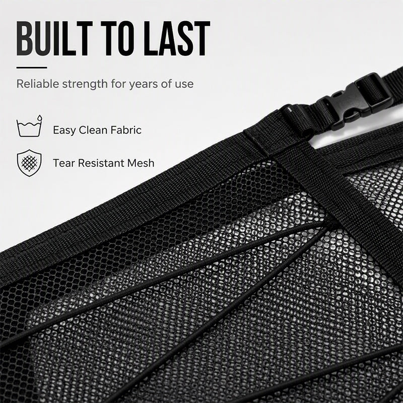 Car Ceiling Storage Bag with Adjustable Buckles