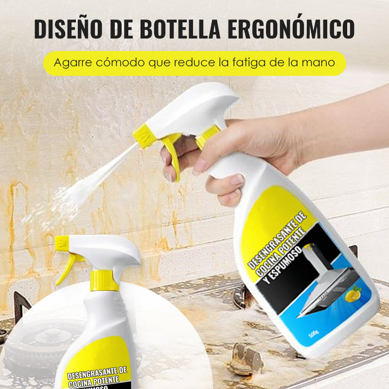 🍋 LIMITED-TIME 50% OFF! ✨ Powerful Foaming Kitchen Degreaser – Fast-Acting, Clinging Foam, Lemon Scent 🧼