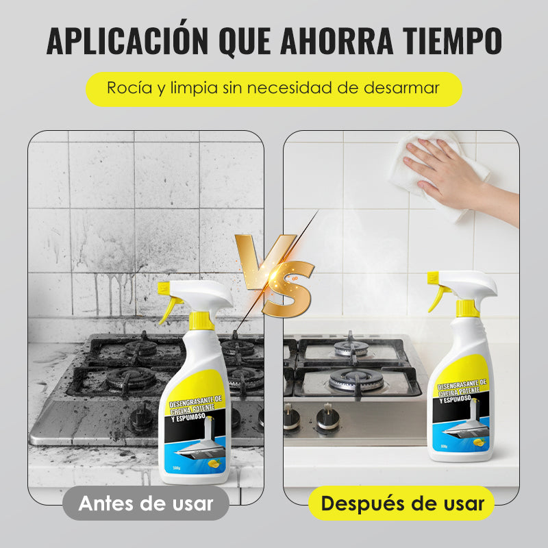 🍋 LIMITED-TIME 50% OFF! ✨ Powerful Foaming Kitchen Degreaser – Fast-Acting, Clinging Foam, Lemon Scent 🧼