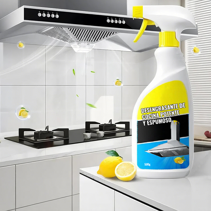 🍋 LIMITED-TIME 50% OFF! ✨ Powerful Foaming Kitchen Degreaser – Fast-Acting, Clinging Foam, Lemon Scent 🧼
