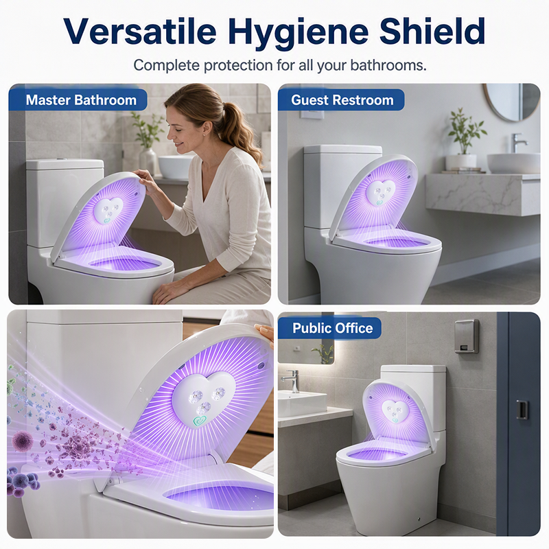 💡 50% OFF! UVC toilet sterilizer – smart sensor, heart-shaped design, keeps toilet fresher with UV light! 🚽✨