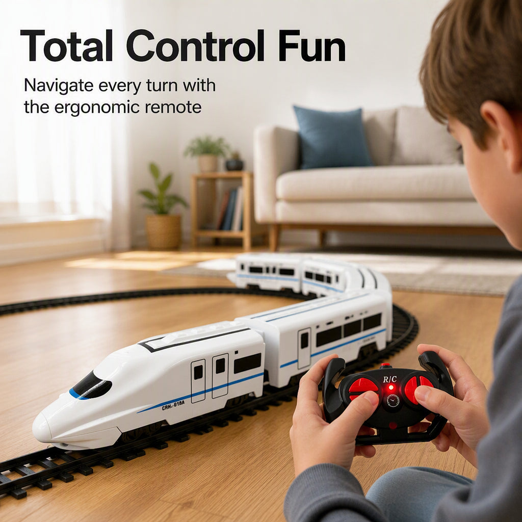 Kids High-Speed Train Toy Set