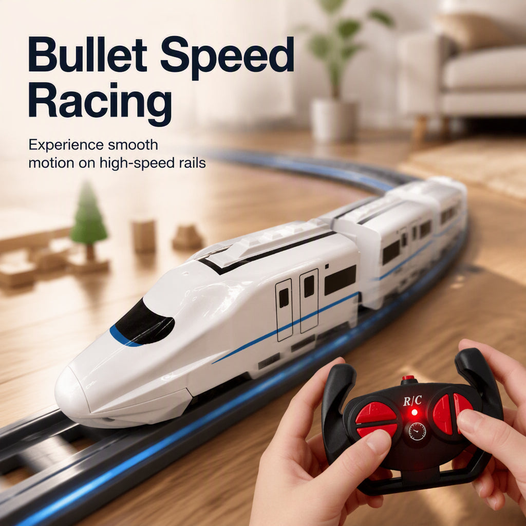Kids High-Speed Train Toy Set