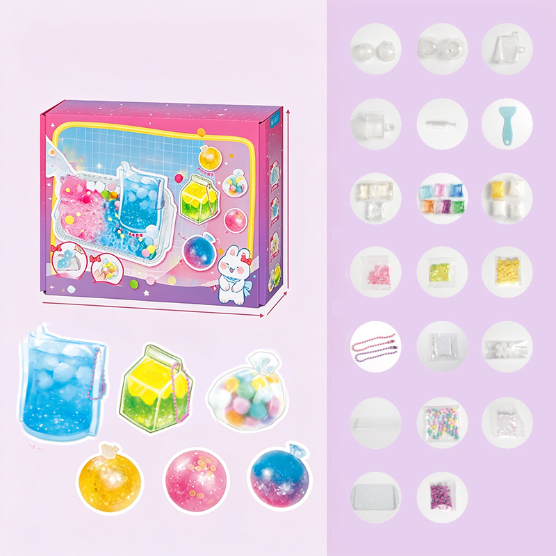 🧊 50% OFF! ✨ DIY Fried Ice Squishy Toy Kit – Creative, Sensory‑relief, All‑in‑one 🎨