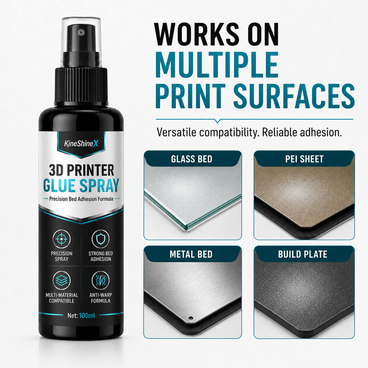 🔥Hot Sale 60% OFF🔥 3D Printer Bed Adhesive Spray – Helps Reduce Warping & Promote First 🖨️