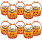 Halloween Transparent Pumpkin Favor Bags（10 tablets per package）
