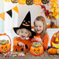Halloween Transparent Pumpkin Favor Bags（10 tablets per package）