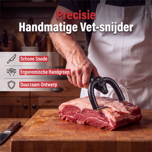 🥩😫Waste Good Lean Meat Trimming Fat?✨Save Up To 60%! U‑Shape Handheld Meat Fat Trimmer 🔪🧑‍🍳