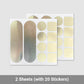 Multi-Purpose Pot & Pan Repair Acrylic Sticker Set