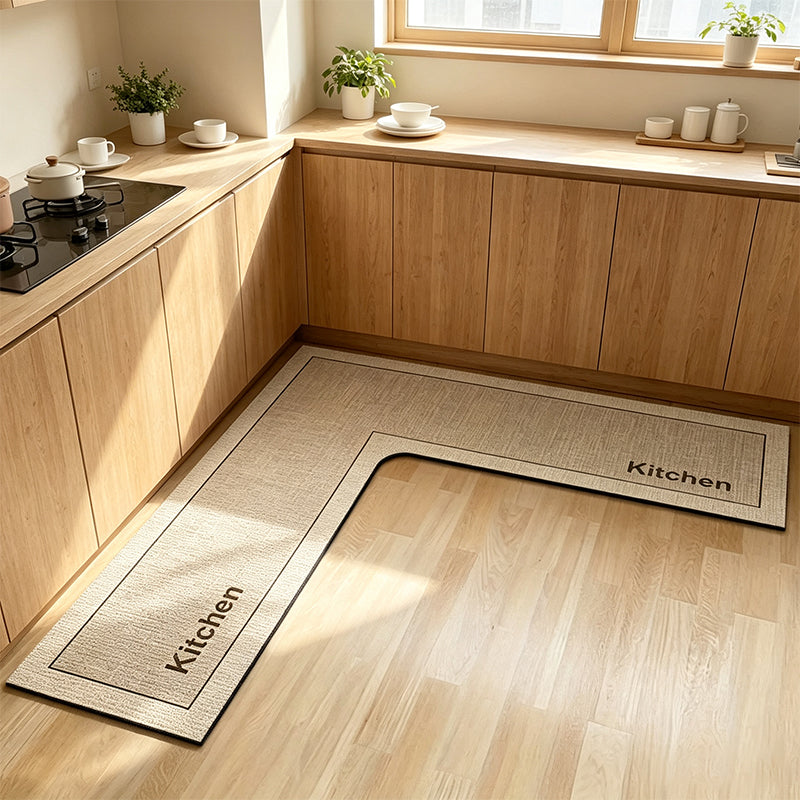 🥳2026 HOT SALE🥳💞50K+ SOLD! 🍳💧 LIMITED-TIME 50% OFF! Quick-Dry Kitchen Mat – L-shape diatomite, absorbs water & oil, non-slip. Keeps kitchen dry & safe! 🛡️✅