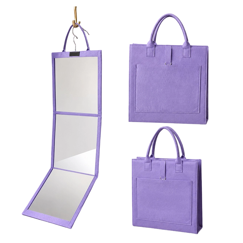 🥳2026 NEW ARRIVAL🥳💞50K+ SOLD!🔥55% OFF!👑Portable Folding Full-Length Mirror — Lightweight & Foldable, Crystal Clear Reflection, Space-Saving, Perfect for Bedroom, Apartment & Travel ✨