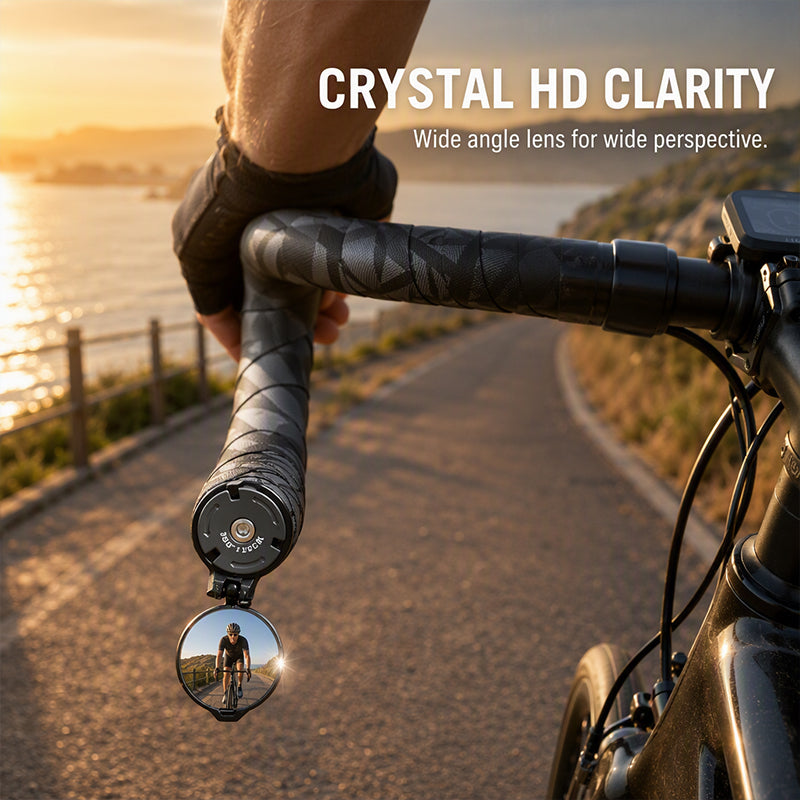 🚲 HD Bicycle Mirror – 360° Adjustable Rear View