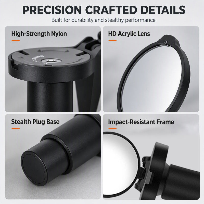 🚲 HD Bicycle Mirror – 360° Adjustable Rear View