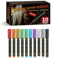 🎁🔥Last day sale 50% OFF🔥Cosmetic Grade Temporary Tattoo Markers for Skin, 10/15 Vibrant Colors Flexible Brush Tip Pens,, High Detail, Face Makeup Halloween, None Toxic, Office Stationery Writing Tool 2