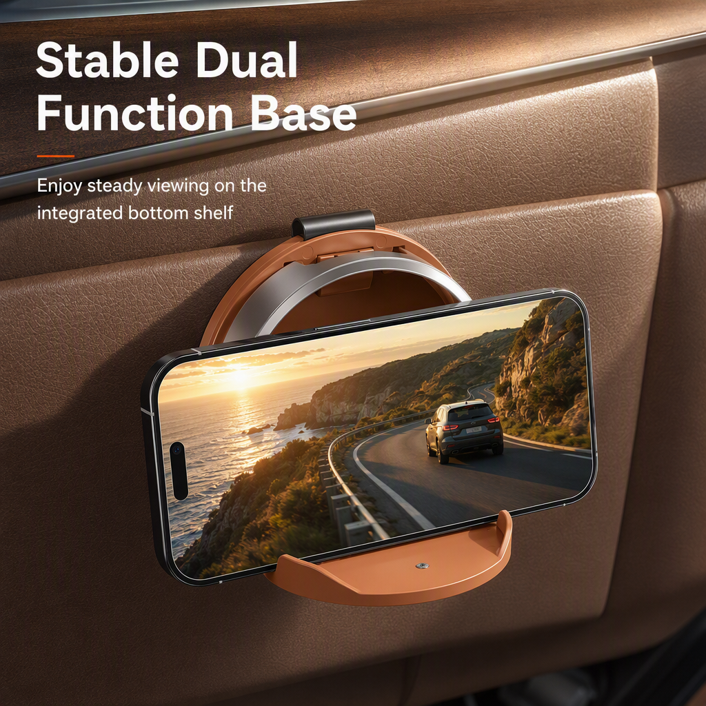 🚗 Last Day Special Price $17.99! 🥤Multifunctional Foldable Car Door Cup Holder Large Diameter Drink and Water Bottle Storage Rack
