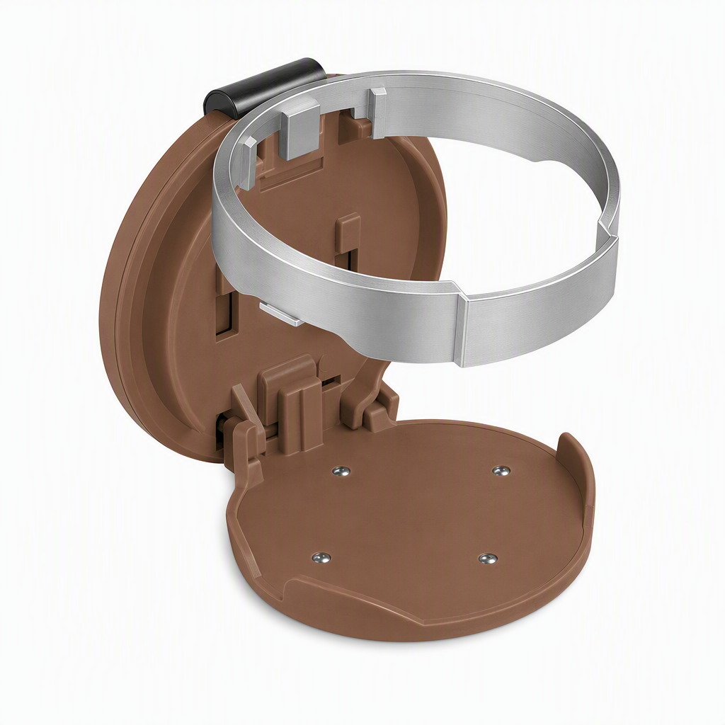 🚗 LIMITED-TIME 50% OFF! 🥤 Foldable Car Door Drink Holder – Multi-Purpose, Clip-On, Faux Leather ✨