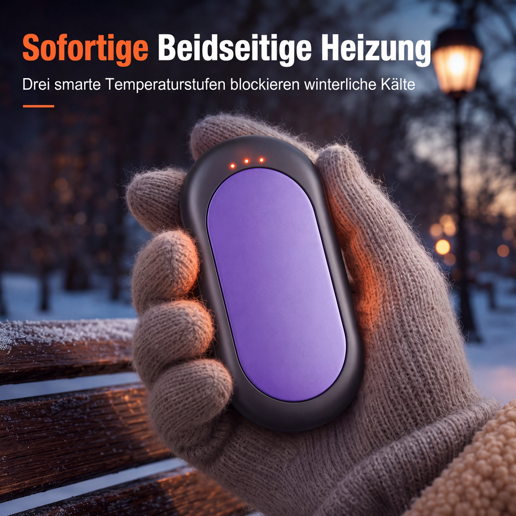 📢⏰Magnetic, Splittable 2-in-1 Rechargeable Hand Warmer – Mini Portable USB Electric Hand Warmer