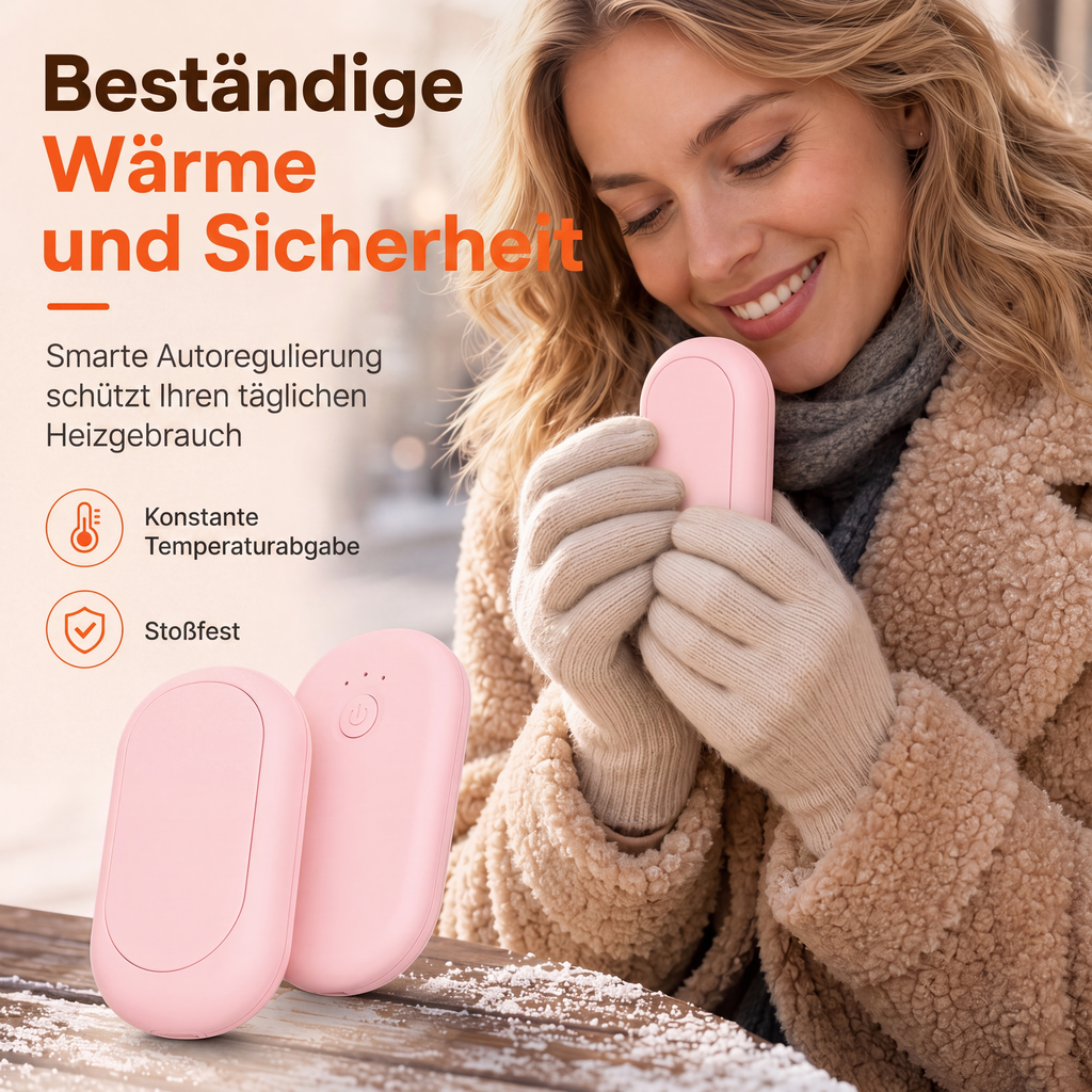 📢⏰Magnetic, Splittable 2-in-1 Rechargeable Hand Warmer – Mini Portable USB Electric Hand Warmer