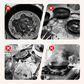 Creative, microwave-safe ramen bowl set