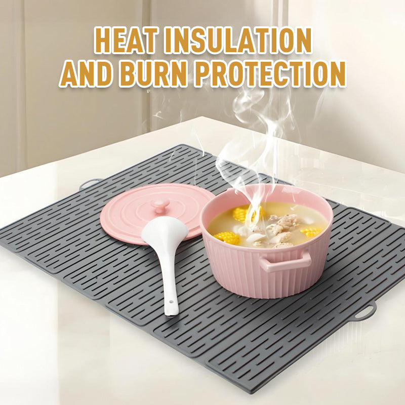 Six-Fold Silicone Dish Drying Mat
