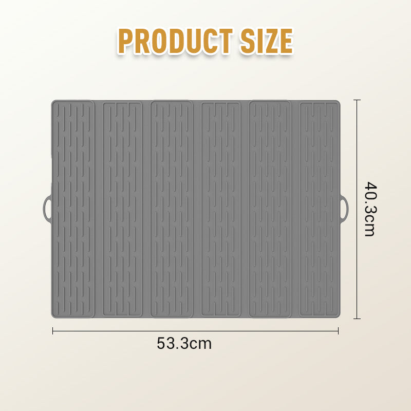 Six-Fold Silicone Dish Drying Mat