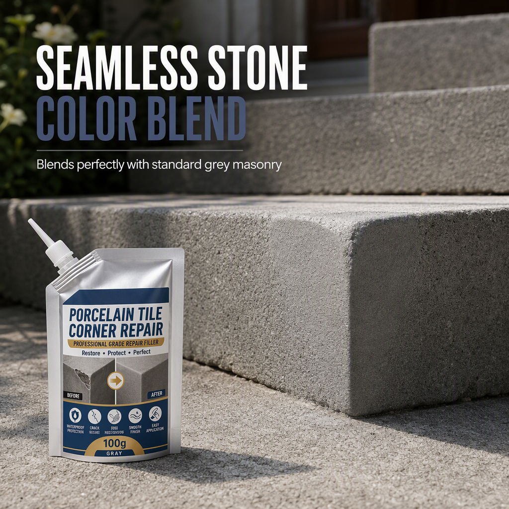 Waterproof Tile & Stone Corner Repair Filler