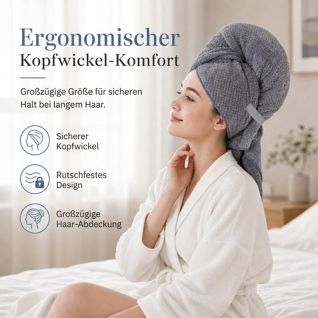 ✨ 50% OFF NOW! !✨ Coral-colored fleece hair towel for women