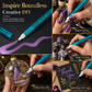 Metallic Acrylic Paint Markers with Soft Brush Tip