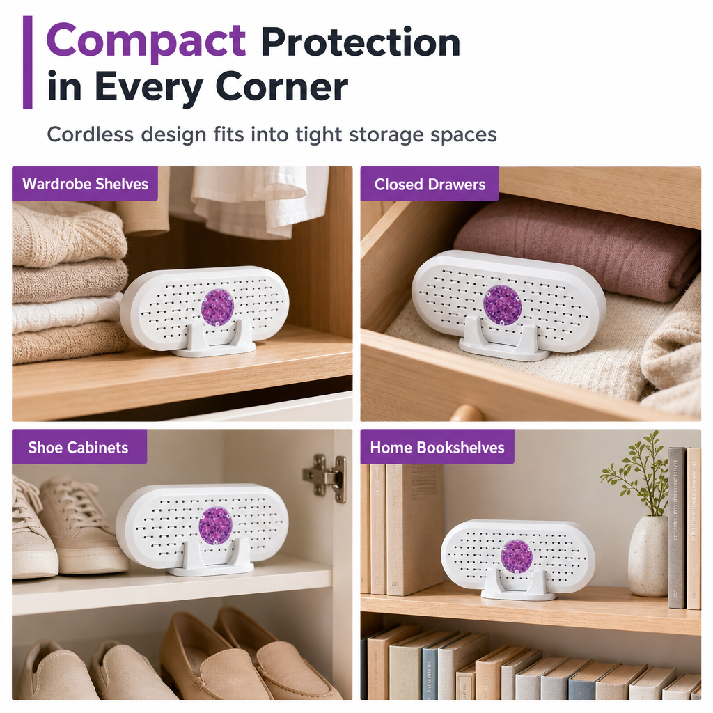 ⏳🔥LIMITED-TIME 60% OFF! ⏰Mini Reusable Household Dehumidifier.