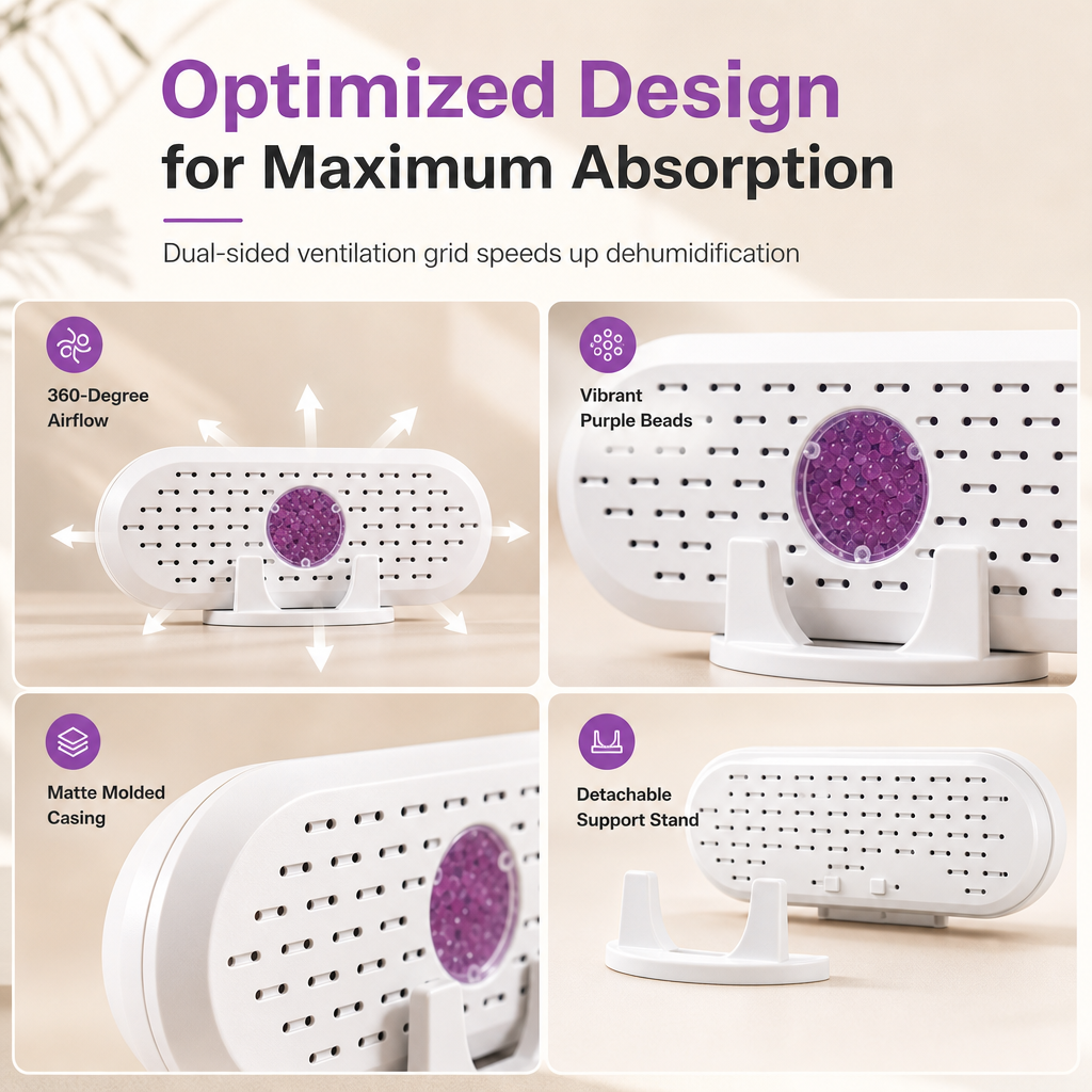 ⏳🔥LIMITED-TIME 60% OFF! ⏰Mini Reusable Household Dehumidifier.