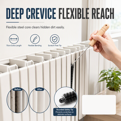 Long Handle Washing Machine Pipe Cleaning Brush