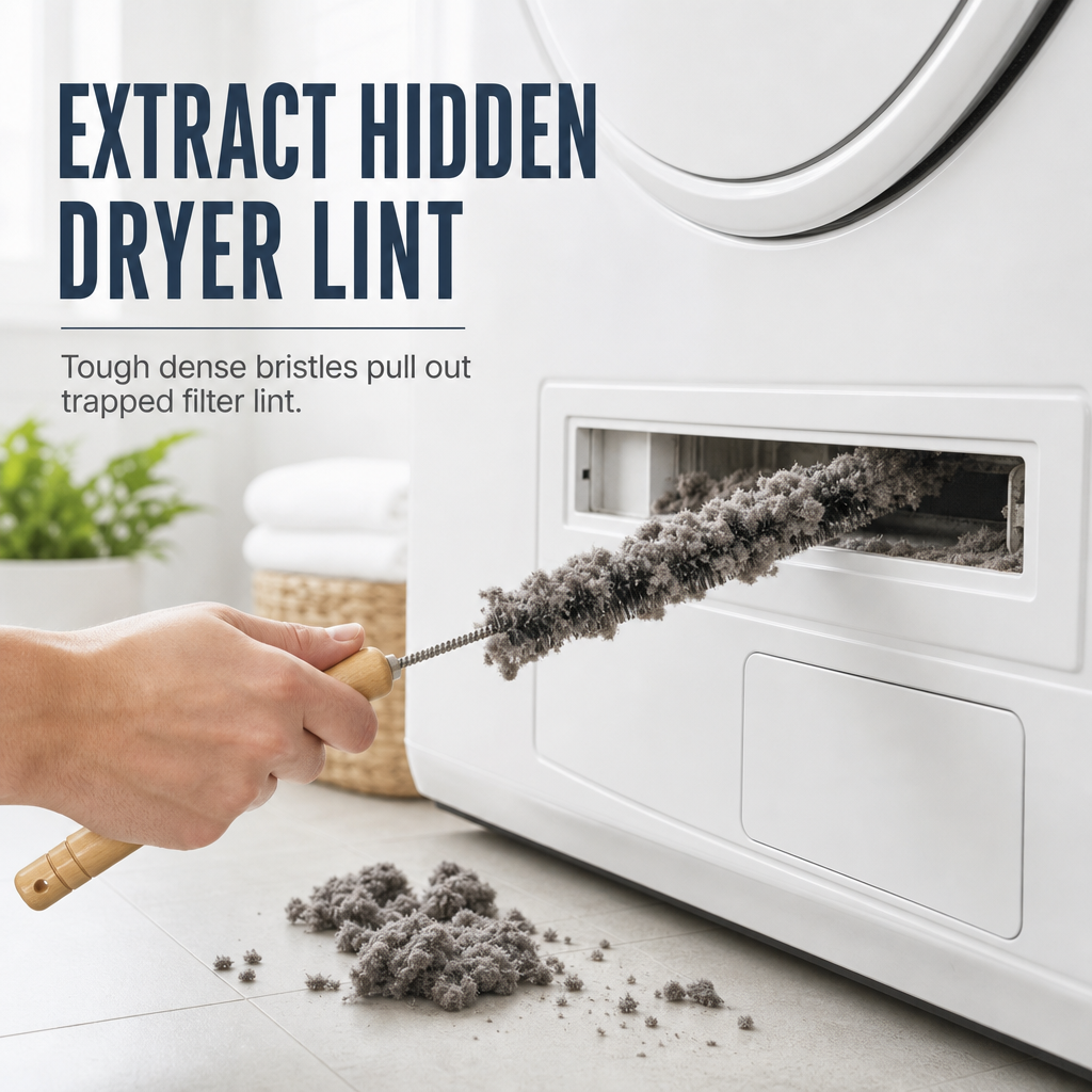 Long Handle Washing Machine Pipe Cleaning Brush