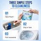 20 Pack White Round Effervescent Toilet Tank Freshener and Deodorizer Tablets