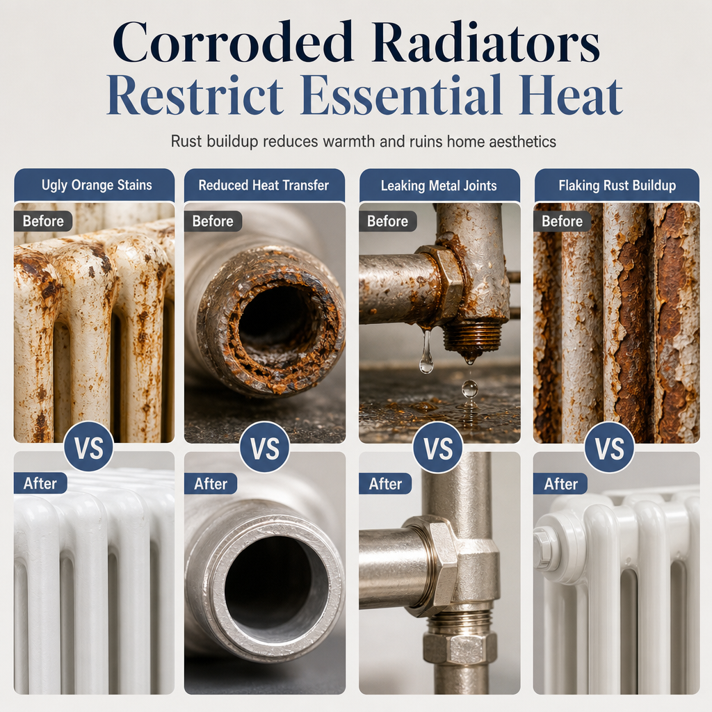 Household Radiator Rust Remover Spray