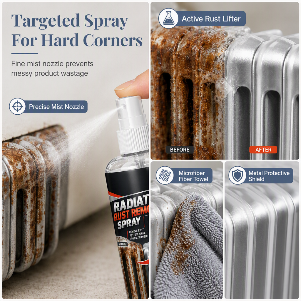 Household Radiator Rust Remover Spray