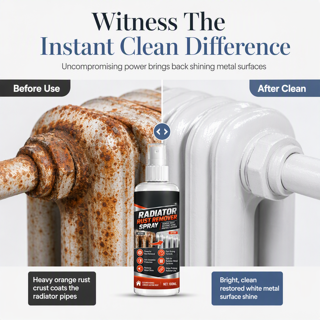 Household Radiator Rust Remover Spray