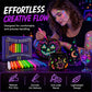 🎉 LIMITED-TIME 50% OFF! ✨ UV Glow Party Tattoo Pens – Skin-Safe, Quick Dry, Multi-Surface ✨