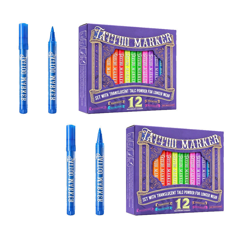 🎉 LIMITED-TIME 50% OFF! ✨ UV Glow Party Tattoo Pens – Skin-Safe, Quick Dry, Multi-Surface ✨