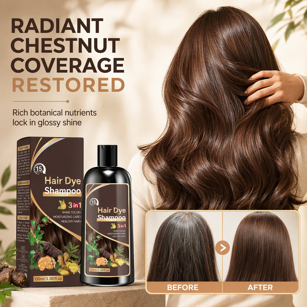 🥳HOT SALE🥳💞50K+ SOLD! Hair Dye Shampoo – From £7.99! 15-min color, herbal & easy apply. Salon tones at home – grab yours! ✅