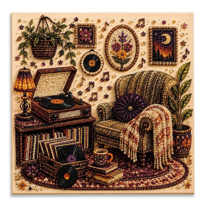 Create Sparkling Art Instantly! Relaxing Diamond Art Kit