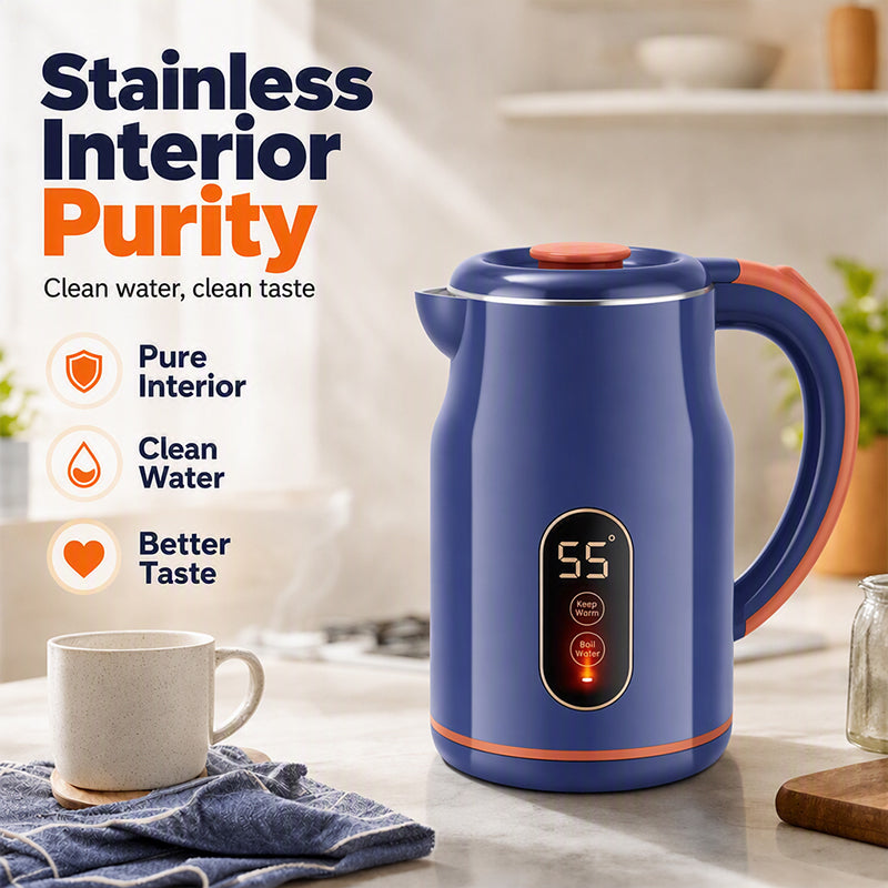 🫖 Electric Kettle with Temperature Display