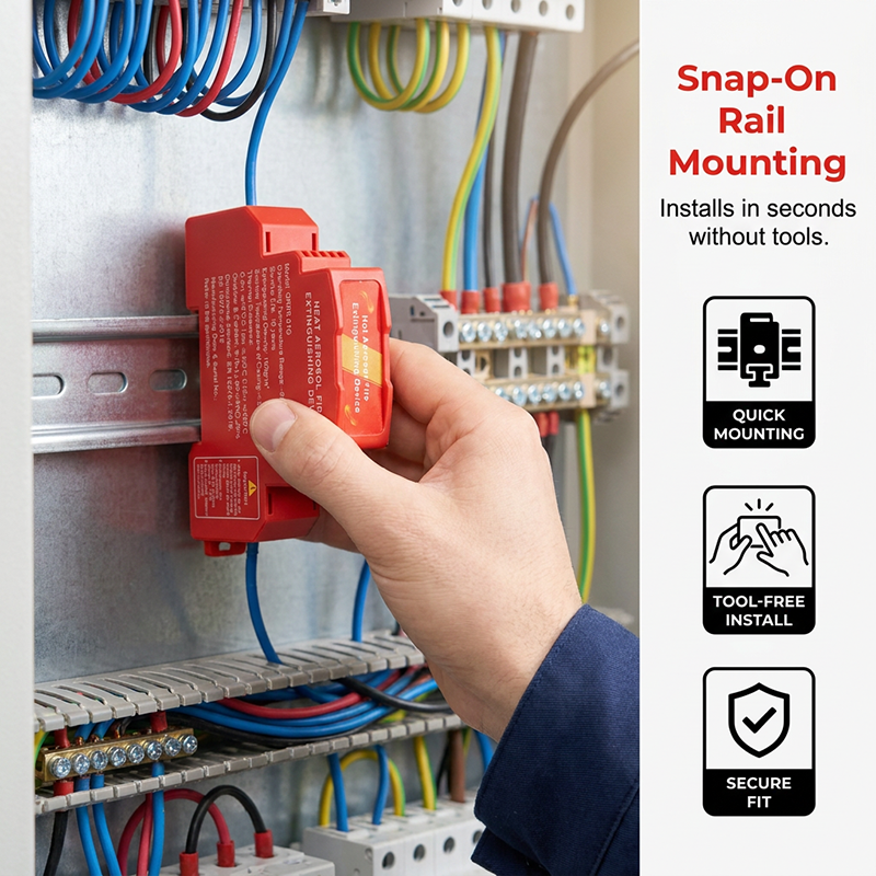 🔥 Automatic Aerosol Fire Suppression Device – Compact Electrical Cabinet Protection