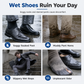🌧️ LIMITED‑TIME 50% OFF! 👢 Waterproof High‑Top Rain Shoe Covers – Non‑Slip PVC, 42cm Splash Barrier & Reflective Night Safety 👟