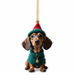 Trim Your Tree Instantly! Shatterproof Acrylic Dachshund Ornament