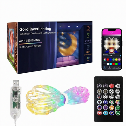 ⏳Time-Limited Special⏰From ordinary lights to a spectacular light show! Draw patterns, add text or photos, and let the colors dance to the music – waterproof & USB-powered!