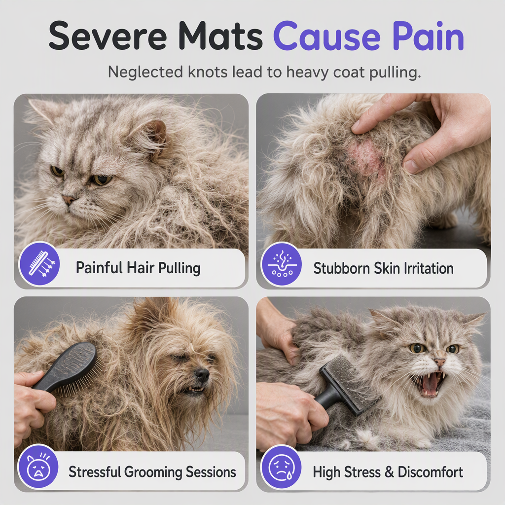 Remove Mats & Shine Instantly! Pet Detangling Spray