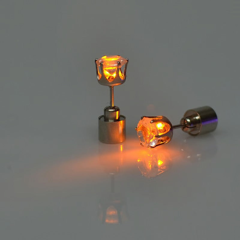 🏆🔥LAST DAY BUY 1 GET 1 FREE⏰Light Up LED Stud Earrings👑