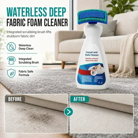 🛋️ Waterless Fabric Foam Cleaner – Instantly refreshes rugs & sofas ✨