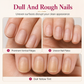 💅50% OFF NOW! Natural Pink Nail Ridge Filler 12ml, Rejuvenating Nail Smoothing Coat, Instantly Conceal Vertical Nail Ridges for Glossy Healthy Nails