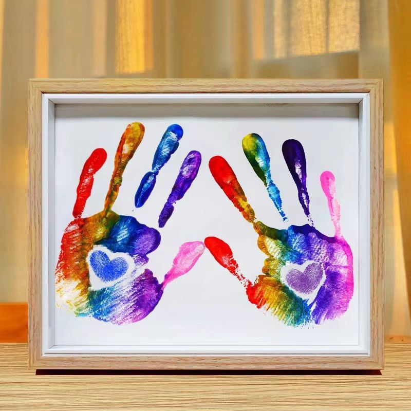 Love Gift - DIY Couple Handprint Kit Photo Frame